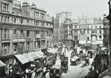 King William Street, ser mod nord, City of London, 1895