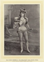 Miss Clara Webber, i Red Riding Hood, Gaiety Theatre, Dublin