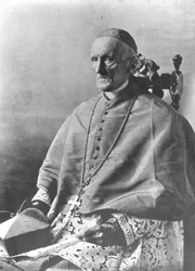 Portræt af kardinal Manning (bw foto)