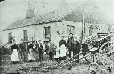 Saint Gothard Road: gårdhytter, 1880