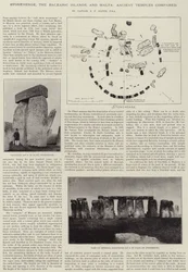 Stonehenge, De Baleariske Øer og Malta, gamle templer sammenlignet