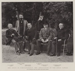 Krisen i Konstantinopel, stormagternes ambassadører