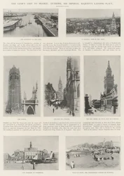 Czars besøg i Frankrig, Dunkerque, Hans kejserlige Majestys landingssted