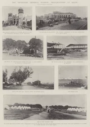 Den forestående kejserlige Durbar, forberedelser i Delhi