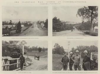 Transvaalkrigen, scener ved Pietermaritzburg