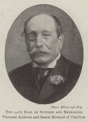 Den afdøde jarl af Suffolk og Berkshire, viscount Andover og baron Howard af Charlton