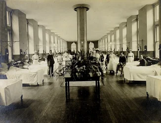 Victoria afdeling på St. Thomas Hospital, London, ca. 1900