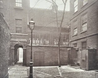 Udsigt over Barnards Inn, 1879