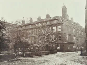 Udsigt over Clifford Inn, City of London, 1885
