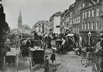 Whitechapel High Street, med udsigt mod øst, 1890