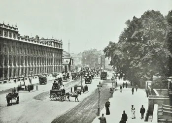 Whitehall, Westminster LB: ser mod nord, 1890