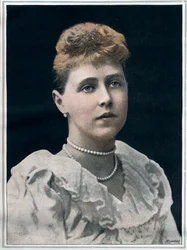Portræt af Marie af Rumænien (Marie Alexandra Victoria, tidligere prinsesse Marie af Edinburgh)