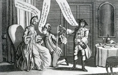 En vis personlighed i karakter af en tåbe, 1770