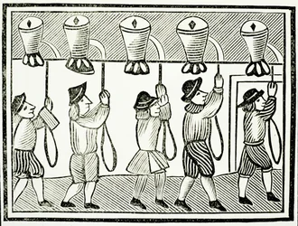 A Peal of Church Bells, fra en samling pjecer om esoterica, ca. 1500-tallet