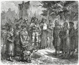 A Robber Knight kræver hyldest, 1882