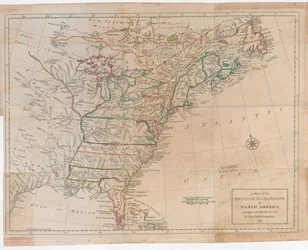 Et sæt planer og forter i Amerika reduceret fra faktiske opmålinger. 1765