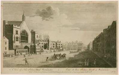 Udsigt over New Palace Yard Westminster