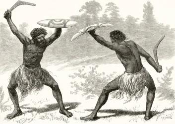 A Waddy Fight, fra 