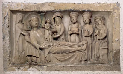 Tilbedelse af Magi, ca. 1350 (alabast)