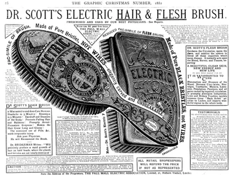 Annonce for Dr Scotts Electric Hair and Flesh Brush