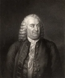Albrecht von Haller, graveret af W. Holl, fra »The National Portrait Gallery, Volume III«, udgivet ca. 1820