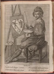 En kunstner, illustration fra 