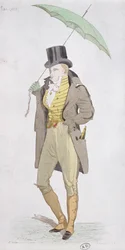 En engelsk dandy, ca. 1802