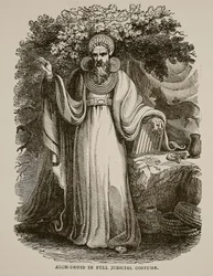 Arch-Druid i fuld retsdragt