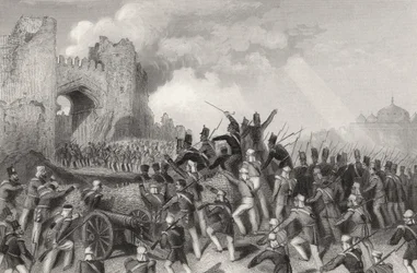 Assault of Delhi og Capture of the Cashmere Gate den 14. september 1857, fra 