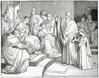 Beatrice førte ind i diæten for sin forlovelse, 1882