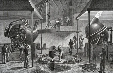 Bessemer-processen, stålværk, Sheffield