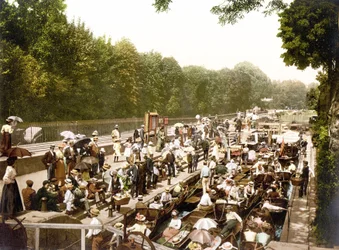 Boulters Lock (håndfarvet foto)