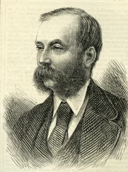 Brigadegeneral, Sir Archibald Alison, 2. baronet (1826-1907) fra The Illustrated London News 18. april, 1874