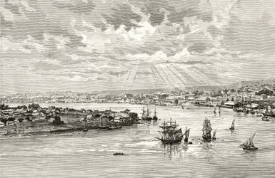 Brisbane Harbour, Australien, ca. 1880, fra 