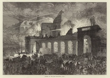 Afbrænding af det gamle operahus, Paris