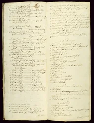 Bursars Long Book, der viser en opgørelse fra 1631