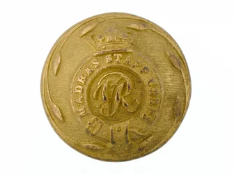 Button, Madras Staff Corps, 1861-1876.