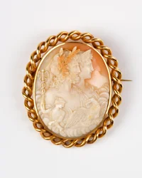 Cameo broche, 1890