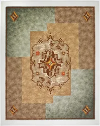 Tæppedesign (wc på papir)
