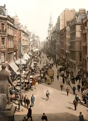 Cheapside, London (håndfarvet foto)