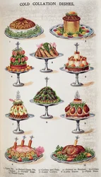 Cold Collation Dishes, fra 