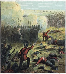 Krimkrigen (1853-1856) mellem Rusland og Det Osmanniske Rige: Franskmændene og briterne allierede sig med tyrkerne for at belejre den russiske havn Sevastopol fra 17. oktober 1854 til 8. september 1855. „Belejringen af Sevastopol“