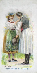 Sædvanlig hilsen i Østrig, 1907