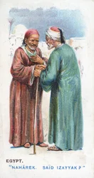 Sædvanlig hilsen i Egypten, 1907