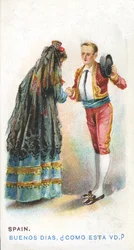 Sædvanlig hilsen i Spanien, 1907