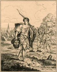 David med Goliats hoved