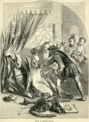 Kardinal Beatons død, 29. maj 1546 (kobberstik)