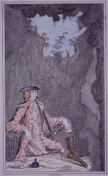Dick Turpin gemmer sig i en hule fra Richard Bayes 