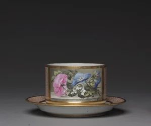 Fad, fremstillet af Worcester Porcelænsfabrik, ca. 1810