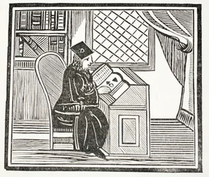Dr. John Faustus, illustration fra Chap-books of the Eighteenth Century af John Ashton, pub. 1882